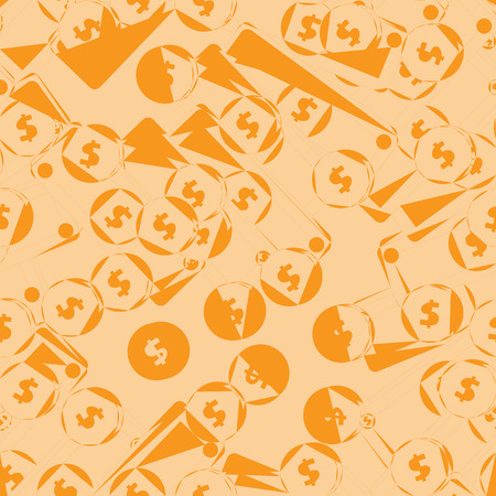 money patternのイラスト素材