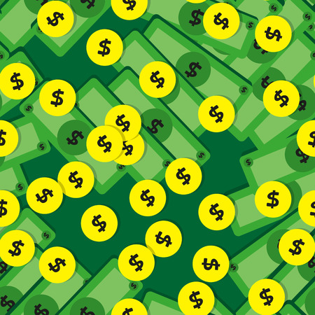 money patternのイラスト素材