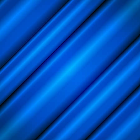 Blue silk waves. Blue background. Vector illustrationのイラスト素材