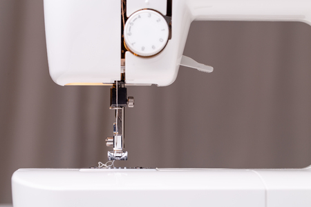 Closeup the sewing machine.の写真素材