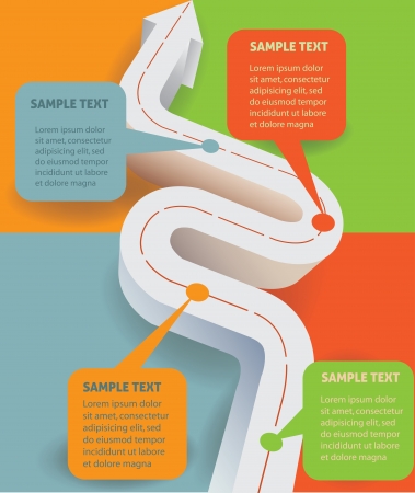 Abstract  vector background with arrowsのイラスト素材