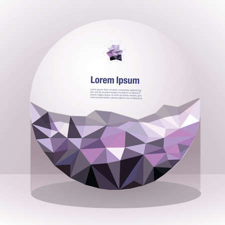 low-plolly creative  abstract background illustrationのイラスト素材