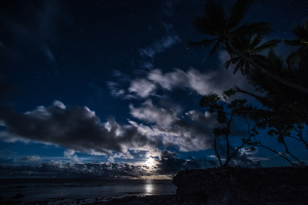 moon riverの写真素材