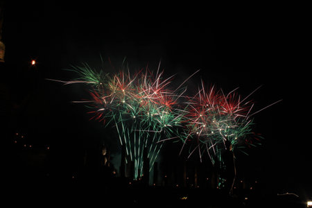 Firework Displayの写真素材