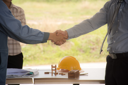 Construction cooperation For future successの写真素材