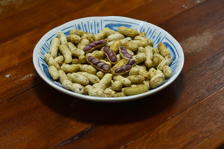 The boiled peanutの写真素材