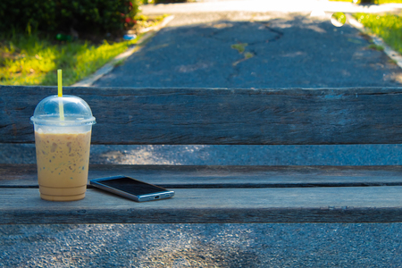 A break from social coffee morning and exercise.の写真素材