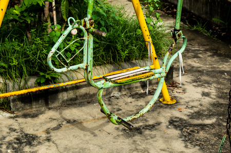 Swing chairs for childrenの写真素材