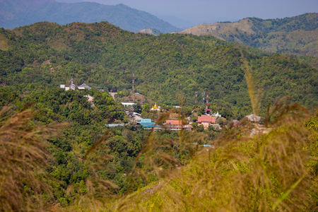 The village E-Tong , Pilog , Khanchanaburiの写真素材