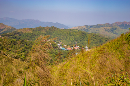 The village E-Tong , Pilog , Khanchanaburiの写真素材