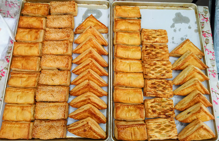 Bread for a snackの写真素材