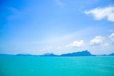 The beauty of the sea and sky, the Gulf of Thailand.