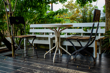 Dining table Riversideの写真素材
