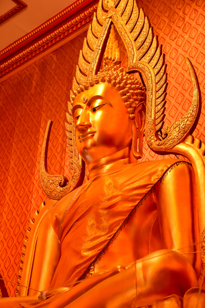 Face of buddha statue , Thailand.の写真素材