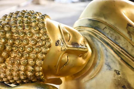 Face of buddha statue , Thailand.の写真素材