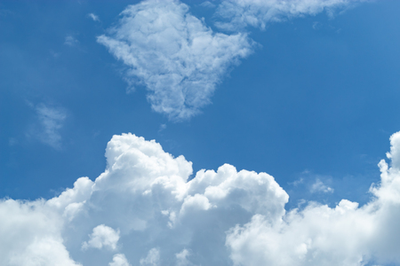 The beauty of the sky with clouds, and the sun.の写真素材