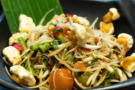 Papaya Thailand The food is popular with the nation Thailand.の写真素材