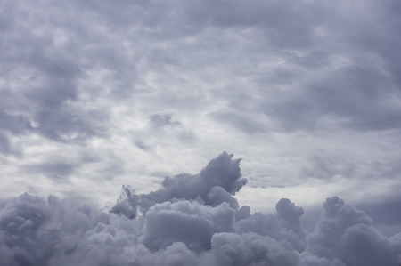 The beauty of the sky and the rain cloud in the day time.の写真素材