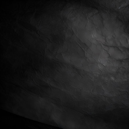 Black leather background or texture. Close-up image of leather texture.の素材