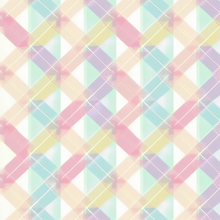 Seamless background pattern. Abstract geometric pattern in pastel colors.の素材