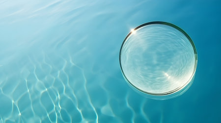 Mirror on the water surface of the pool. 3d renderの素材