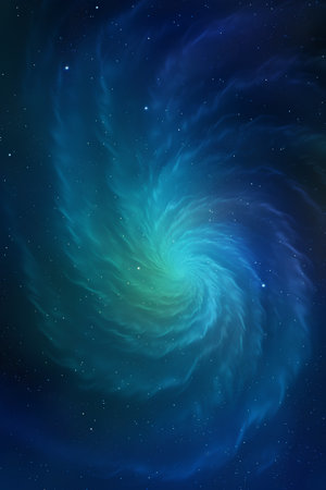 Star field in space and a nebulae. 3D renderingの素材