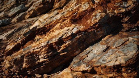 Rock texture. Natural background. Close-up. Selective focus.の素材