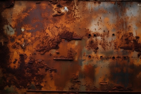 rusty metal background with space for text or image, grunge styleの素材