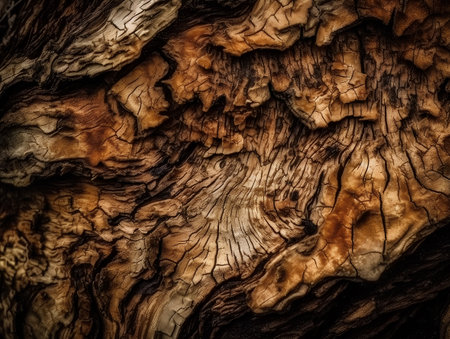 Old wood texture with natural patterns for background and design art work.の素材