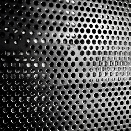 abstract of metal perforated texture for background used and designの素材