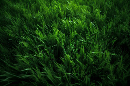 Green grass background. Close up of fresh green grass texture. Grass fieldの素材