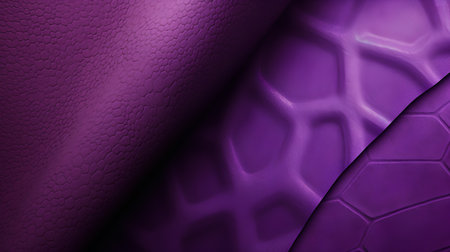 Luxury purple leather texture background. 3d render illustration.の素材
