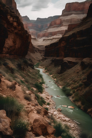 Colorado River in Canyonlands National Park, Utah, United States.の素材