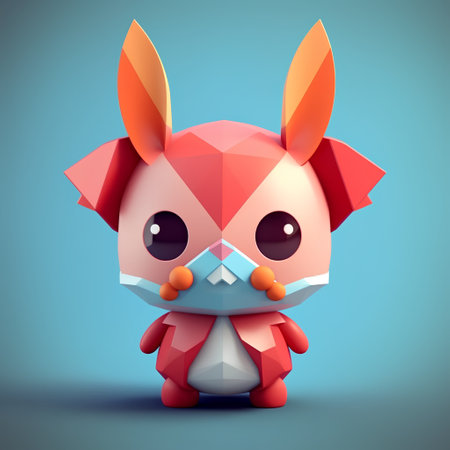 Cute squirrel in a mask. Vector illustration. Eps 10.の素材