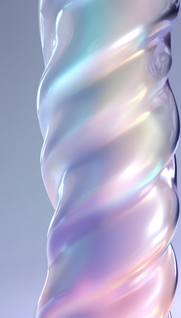 3d render, abstract background, flowing liquid, liquid waves, 3d illustrationの素材