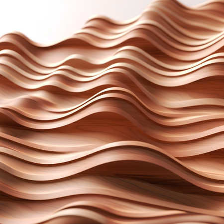 3d rendering of brown wood texture background. Computer digital drawing.の素材