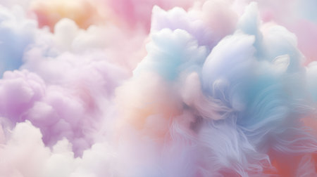 Abstract background with clouds. 3d rendering, 3d illustration.の素材