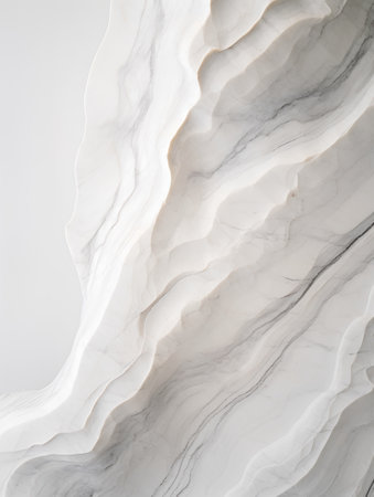 White marble texture with natural pattern for background or design art work.の素材