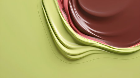Abstract background of chocolate. 3d rendering, 3d illustration.の素材