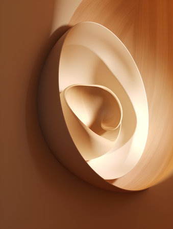 3d render, abstract background with spiral, swirl, swirl.の素材