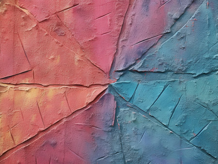 Colorful abstract background. Oil painting on canvas. Fragment of artwork.の素材