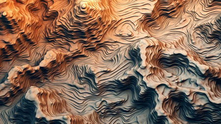 Abstract background. Psychedelic fractal texture. Digital art. 3D rendering.の素材