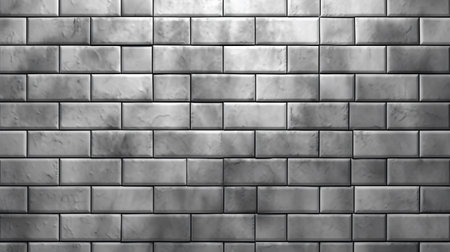 Black and white brick wall texture. Abstract background and texture for design.の素材