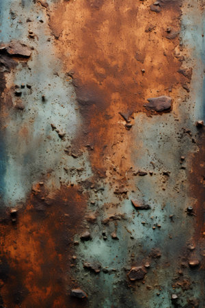 Rusty metal texture with spots and scratches. Abstract background for design.の素材