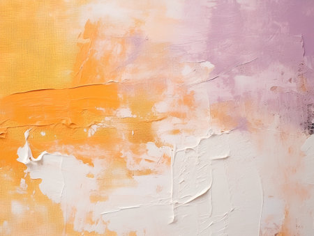 Painting close up background texture with vivid colors and brushstrokesの素材