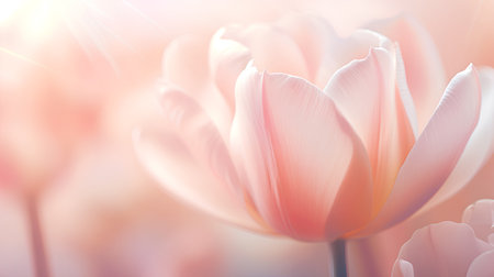 Tulip. Beautiful bouquet of tulips. Floral background.の素材