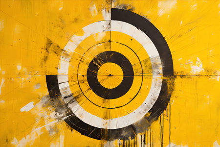 Dartboard with target mark. Abstract background and texture for design.の素材
