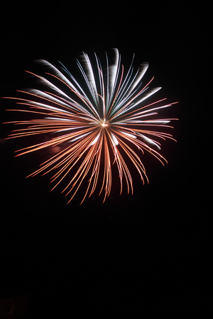 Festive Fireworkの写真素材