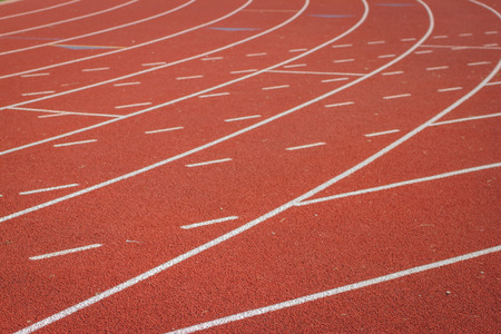 Running the trackの写真素材