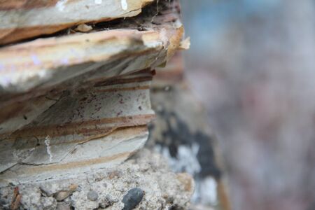 abstract, granite, stone wall in macro formatの写真素材